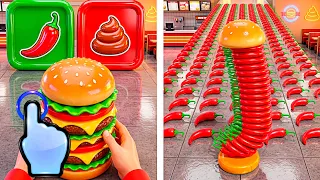 Special Edition Burger Stunt Tracks Race 3D - Build Hamburger Master Run - iOS Android GamePlay #8