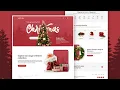 CHRISTMAS SPECIAL HOW TO BUILD SIMPLE CHRISTMAS LANDING PAGE USING HTML CSS JAVASCRIPT