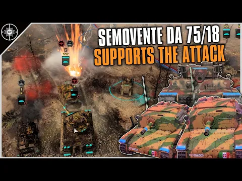 Semovente da 75/18's Support the River Crossings! | Company of Heroes 3 Multiplayer