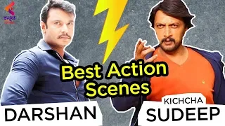 kannada b2b action scenes darshan kichcha sudeep kannada best fight scenes kannada filmnagar