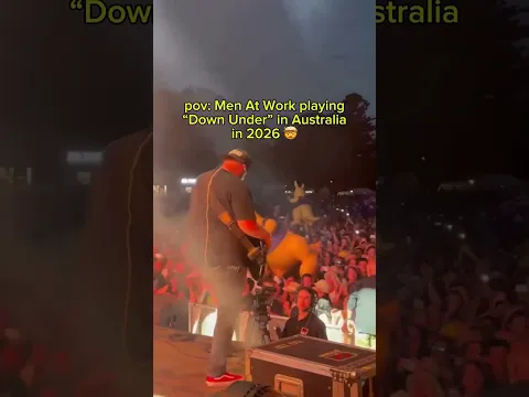 POV: You're hearing “Down Under” live in Australia at #RedHotSummer2026 🤯🎶