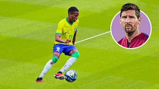 É por isso que Chamam ESTEVÃO de "PEQUENO MESSI"