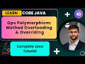 Ops Polymorphism Method Overloading Overriding Core Java Lecture 43 Smart Java Developer