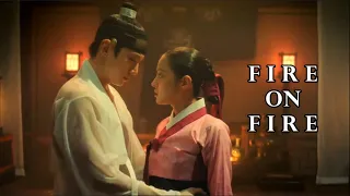 the red sleeve cuff fire on fire fmv