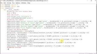 loan Calculator in python