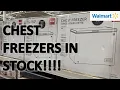 RUN CHEST FREEZERS IN STOCK DEEP FREEZERS IN STOCK AT WALMART WALMART SHOP WITH ME