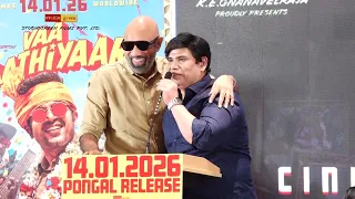 Actor Sathyaraj Speech | Vaa Vaathiyaar Press Meet | Karthi | Krithi | Nalan Kumarasamy
