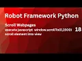 How to Scroll javascript window element into view