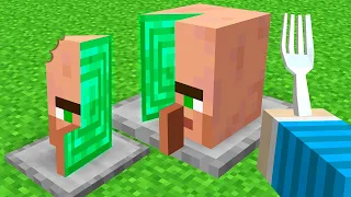 Transformé a todos los mobs de Minecraft en comida...