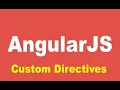 AngularJS Custom Directives