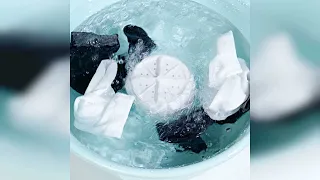 Review Housoutil 2pcs Portable Mini Washing Machine for Travel and Home Use Automatic Turbin