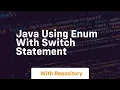 java using enum with switch statement