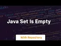 java set is empty