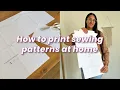 Download Lagu How to Print a PDF Sewing Pattern | Easy Tutorial For Beginners