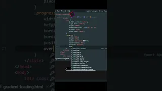 Gradient Progress Bar Animation using Html CSS CSS Tutorial