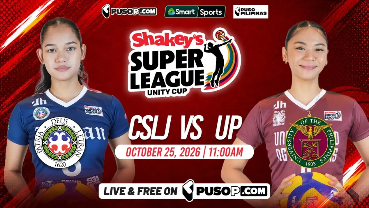 "Shakey’s Super League Unity Cup 2026 | CSJL vs UP" 2026-10-25 04:34