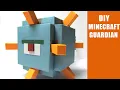 Minecraft Guardian Papercraft Easy DIY Tutorial