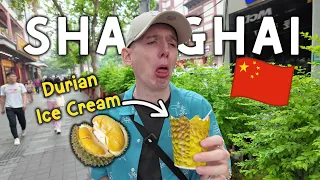 我在上海試了好多中國美食｜榴槤冰淇淋、餃子等