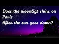 Moonlight Over Paris (Lyrics) - Paolo Santos