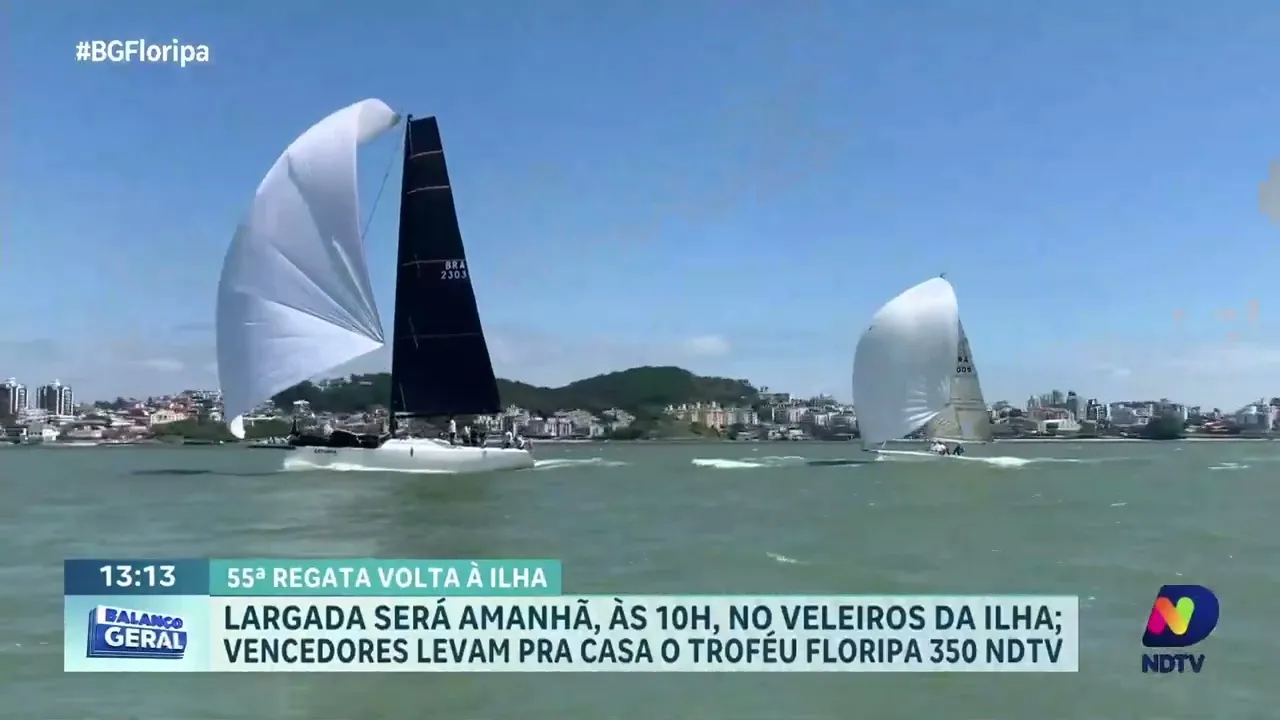 Tradição náutica: largada da 55ª Regata Volta à Ilha marca celebração dos 350 anos de Florianópolis