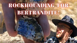 Rockhounding Old Mine Tailings For Bertrandite Tiffany Stone