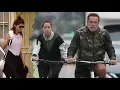 Arnold Schwarzenegger And Daughter Christina Bike Together While Katherine Hits Pilates Class