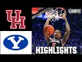 Houston Cougars vs BYU Cougars Full Game Highlights ESPN College Basketball