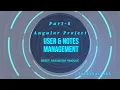 Reset Password Module User and Notes Management Angular Project Part - 8