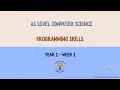 OCR - A Level Computer Science Online