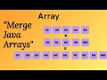 Merged Two Arrays into Single Array Java lerncodewithrushikesh