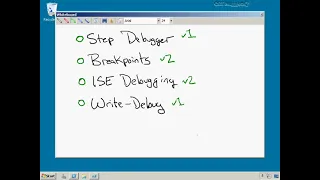 PowerShell Debugging and Breakpoints