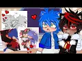 Sonic x Shadow react to non-hetero things