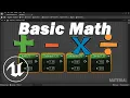How to Add Subtract Multiply Divide Nodes EXPLAINED Unreal Engine Materials
