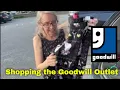 Shopping the Goodwill Outlet in Columbus GA to find items to resell on eBay