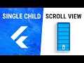 Flutter SingleChildScrollView Widget
