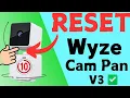 Reset Wyze Cam Pan V3 To Factory Default Settings Devicessetup