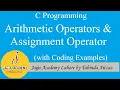 Arithmetic Operators in C Language Assignment Operator in C Programming Operator and Operand in C