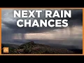 When rain could reenter the Phoenix area