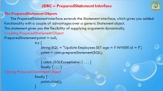 Lesson - 14 JDBC