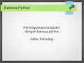 Python Pengenalan - Bab 1