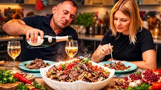 Discover How to Make a DELICIOUS MEAT SALAD! 🍖🥗