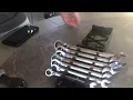 How to open a Husky combination wrench set