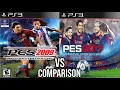PES 2009 VS PES 2017 PS3