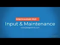 Input Maintenance Sept 2024
