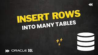 How to insert rows into many tables with single statement in Oracle SQL Oracle Live SQL