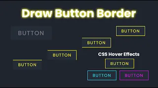 Draw Button Border On Hover CSS Button Hover Effects CSS Tutorials codehal