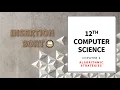 PART 8 CHAPTER 4 INSERTION SORT ALGORITHMIC STRATEGIES 12TH COMPUTER SCIENCE