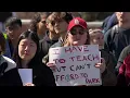 UConn graduate assistants and supporters call for stronger contract during union negotiations