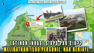 Angkatan Darat Malaysia Gelar Latihan Besar di Perbatasan Kalimantan Barat, Latihan Invasi Siapa Ke?