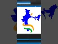 Draw Indian flag in just 3 lines using Python